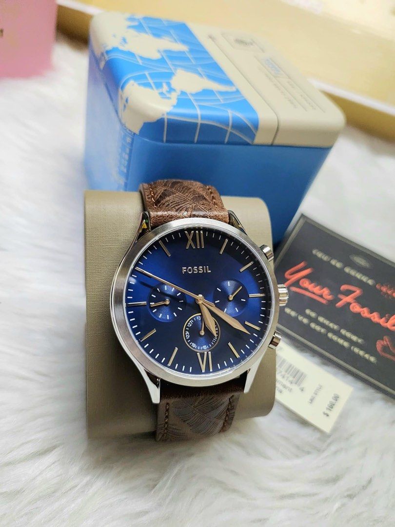 Fenmore midsize multifunction online luggage leather watch
