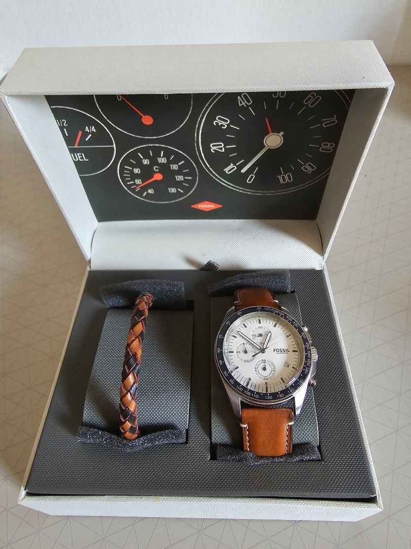 Fossil sport leather strap best sale