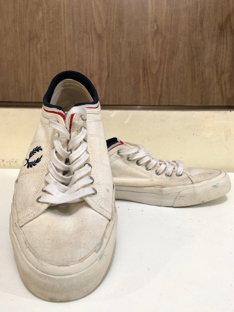 fred perry slip on shoes