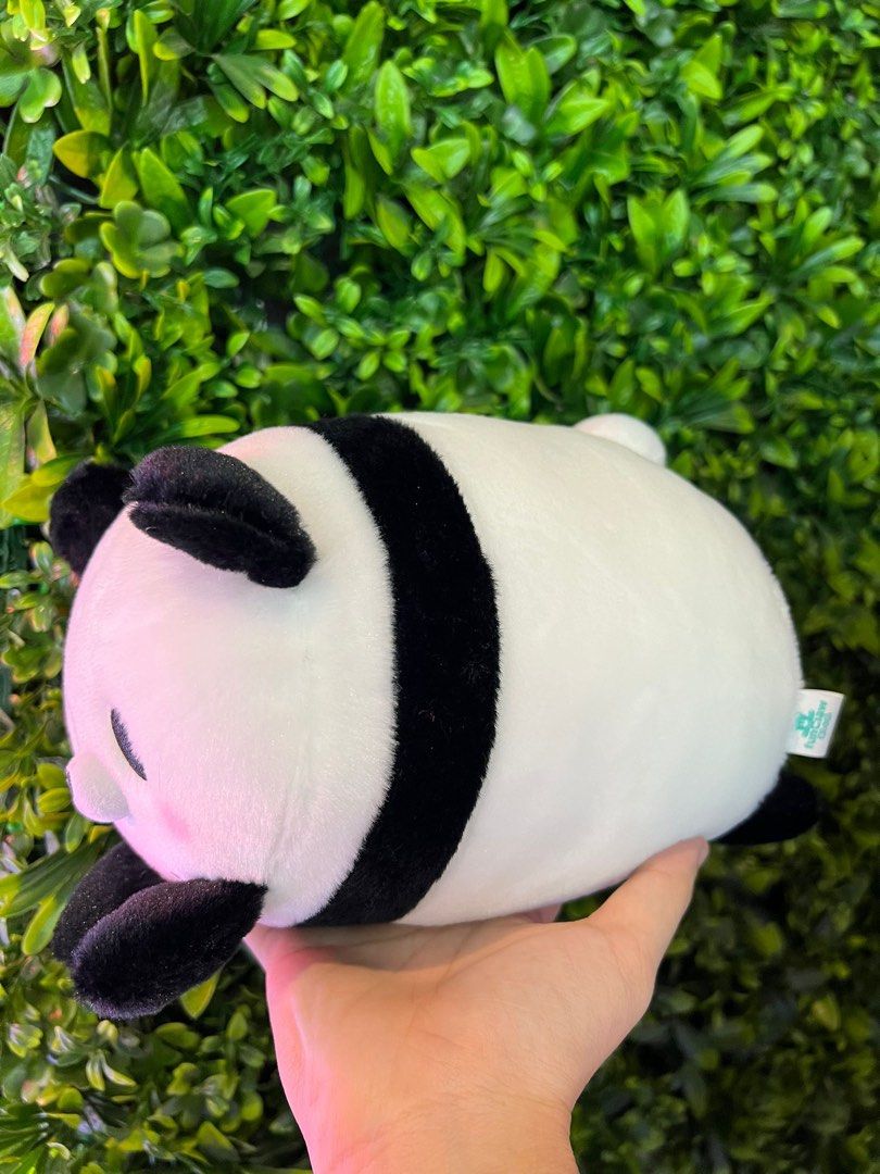 Fun claw cute animal panda flat lying laying soft toy plush plushie ...