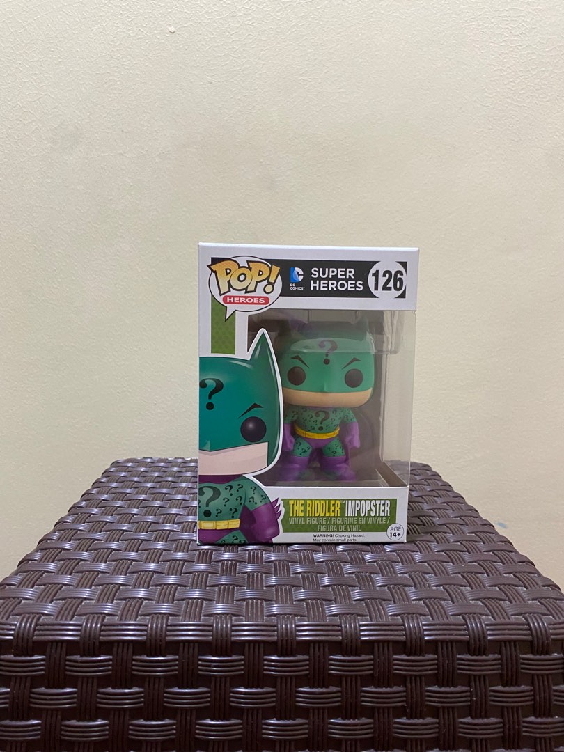 Funko Pop Dc Superheroes Impopster: #126 The Riddler Impopster on Carousell