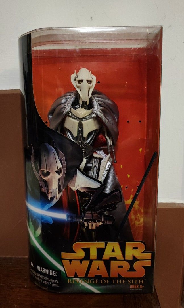 General Grievous Star Wars Revenge of The Sith 12 inch Action Figure by Hasbro Original Mint in Box