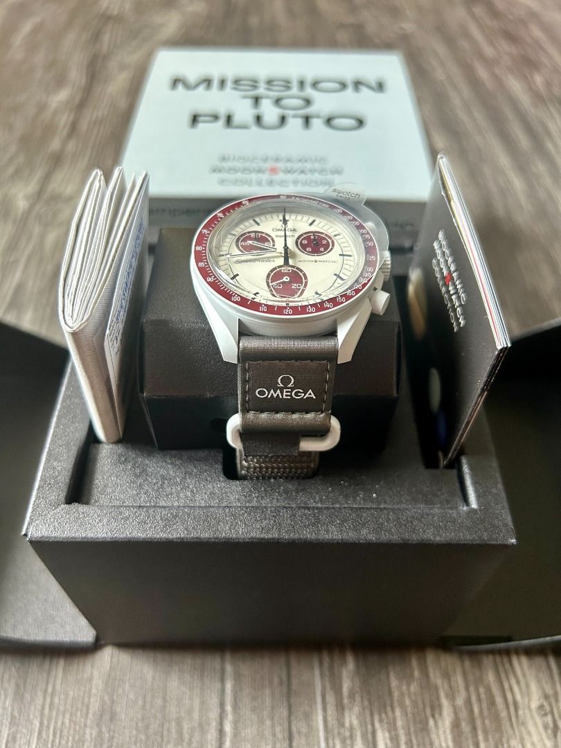 Authentic Omega x Swatch Moonswatch Collection Mission on PLUTO