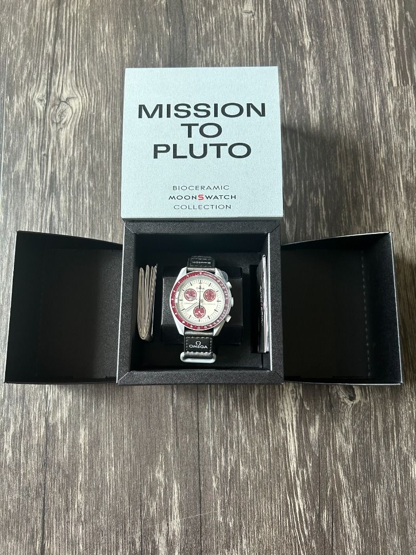 Authentic Omega x Swatch Moonswatch Collection Mission on PLUTO