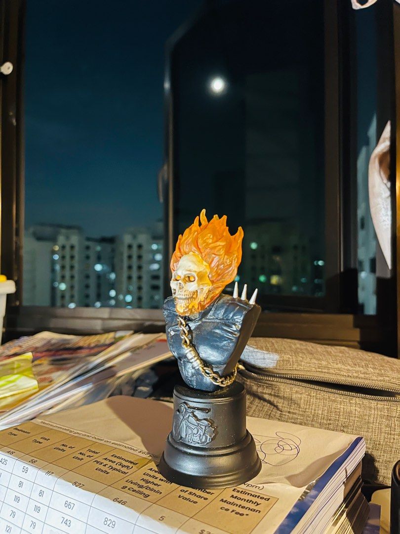 Ghost Rider Mini Bust, Hobbies & Toys, Memorabilia & Collectibles, Fan ...