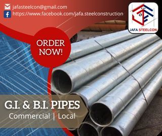 GI & BI PIPES: COMMERCIAL | LOCAL FOR SALE
