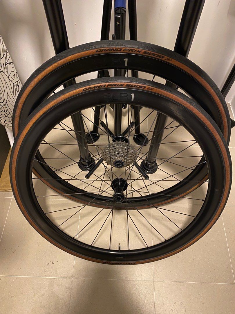 GIANT SLR 1 42MM CARBON ROAD WHEEL SET Centre Lock Disc