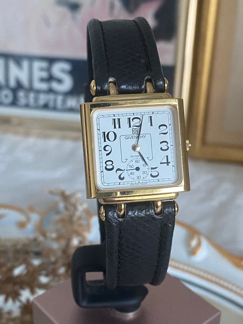 Givenchy Square Wrist Watch For Men and Women All Original condition Vintage Luxury Watches on Carousell