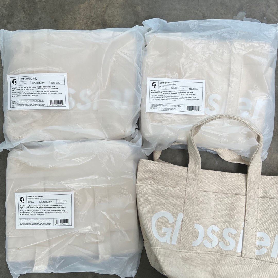 [1 left] Glossier Brooklyn Exclusive Utility Canvas Bag on Carousell