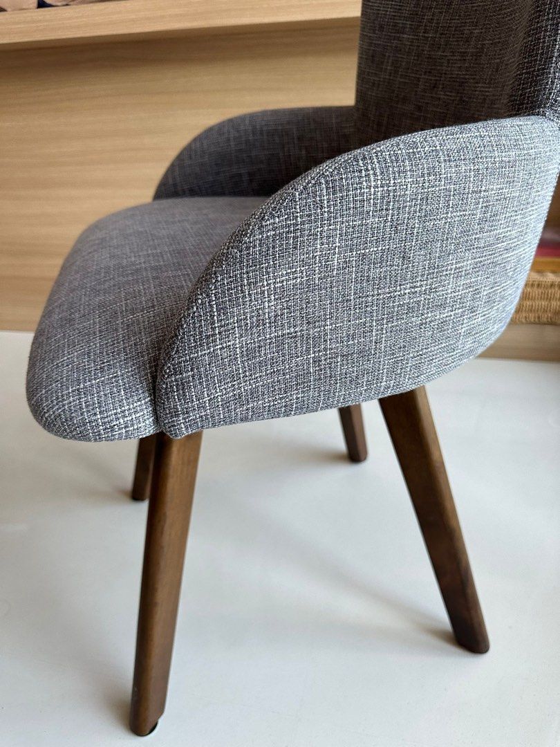 Grey cloth sale chairs