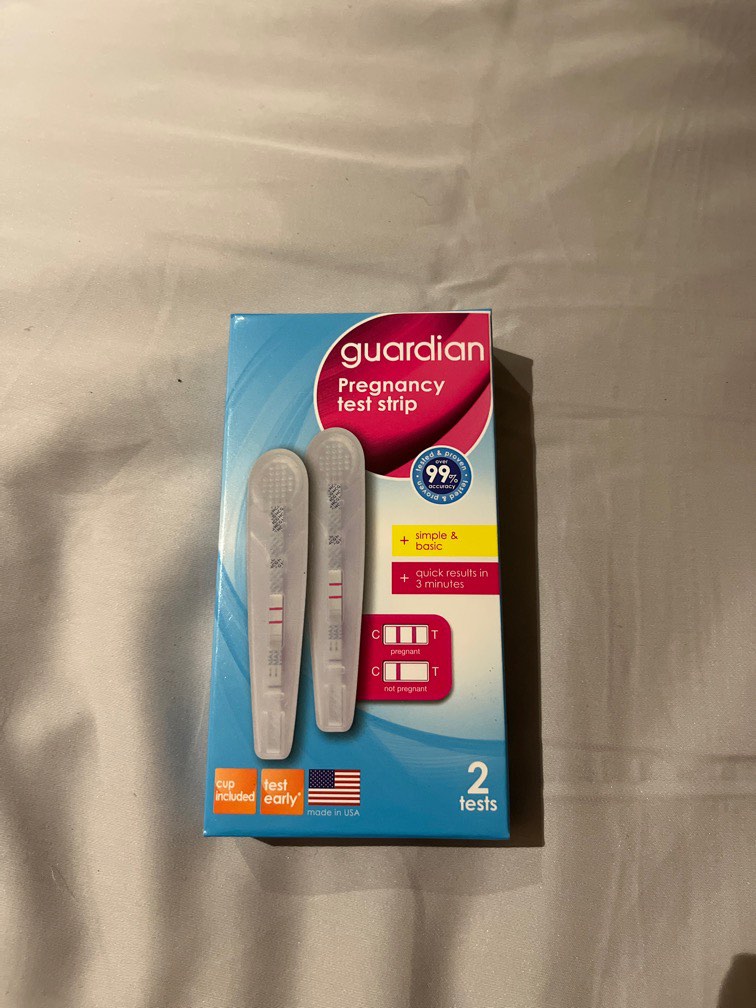 Guardian Pregnancy test strips 2 tests, Health & Nutrition, Medical Supplies & Tools on Carousell