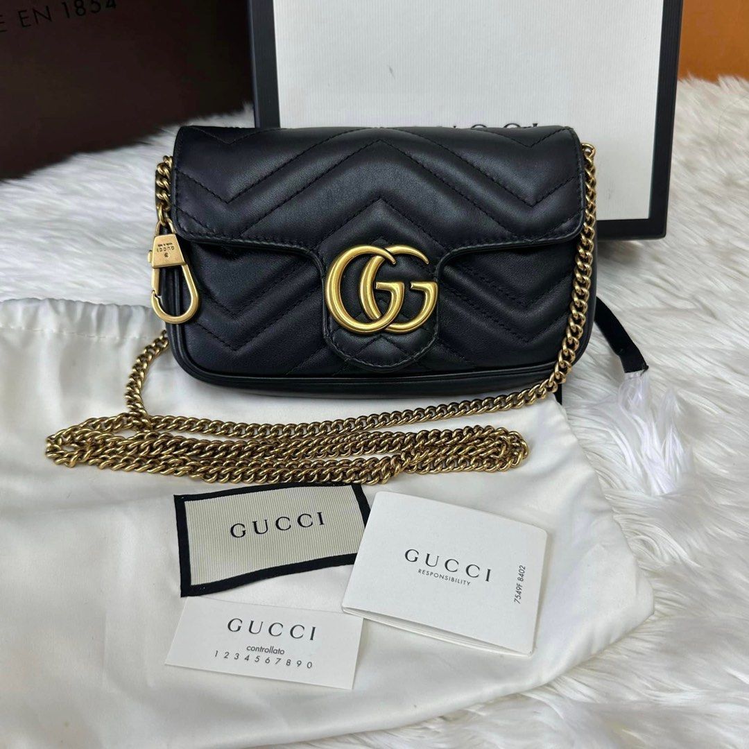 GUCCI marmont supermini Classic style, Luxury, Bags & Wallets on Carousell