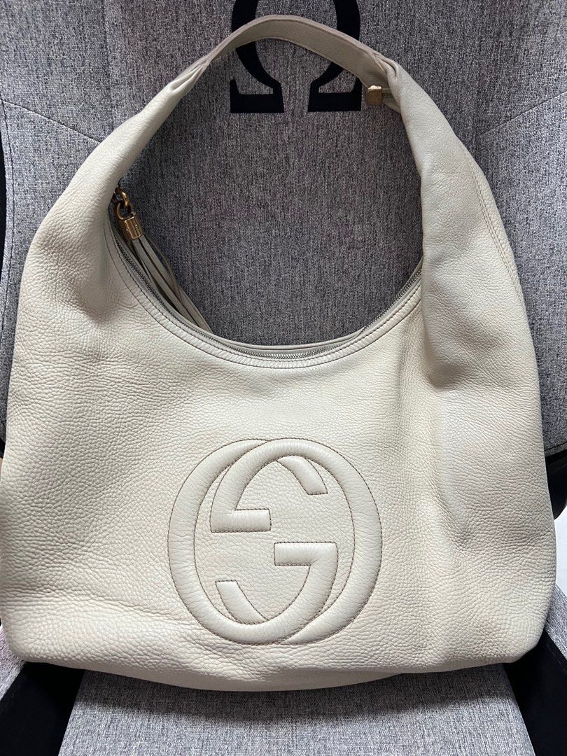 White gucci online soho bag