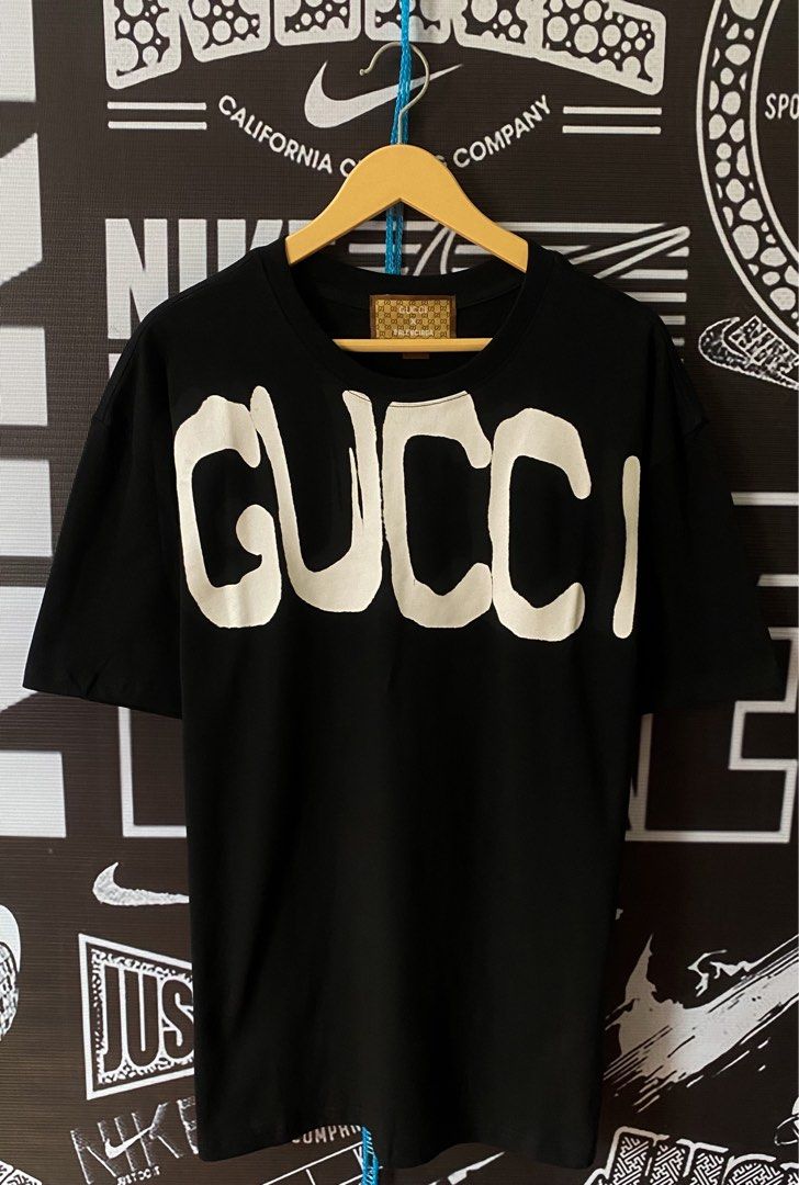 Gucci Distressed Logo Tshirt White  Deal Hub