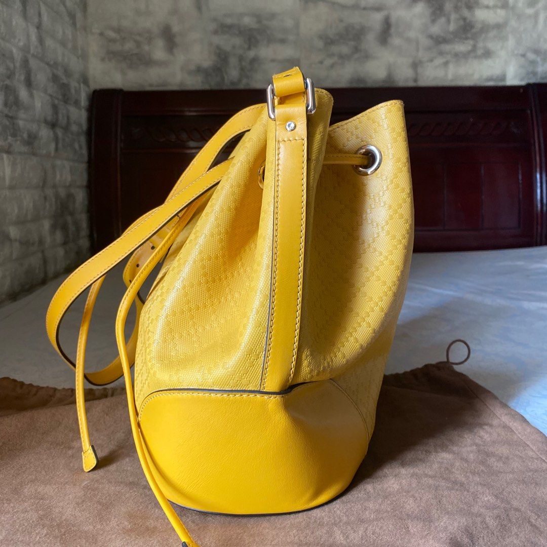 Gucci yellow hotsell bucket