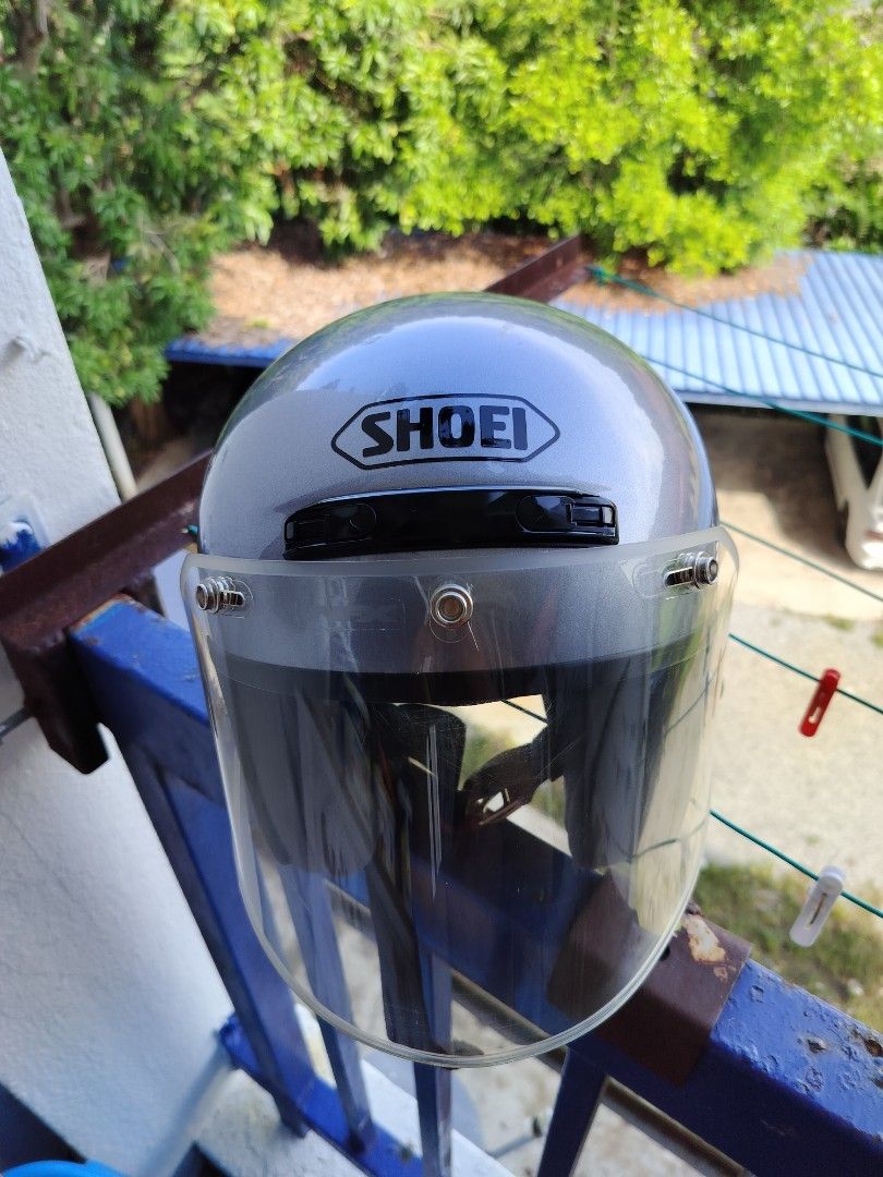 Shoei rj platinum face hot sale shield