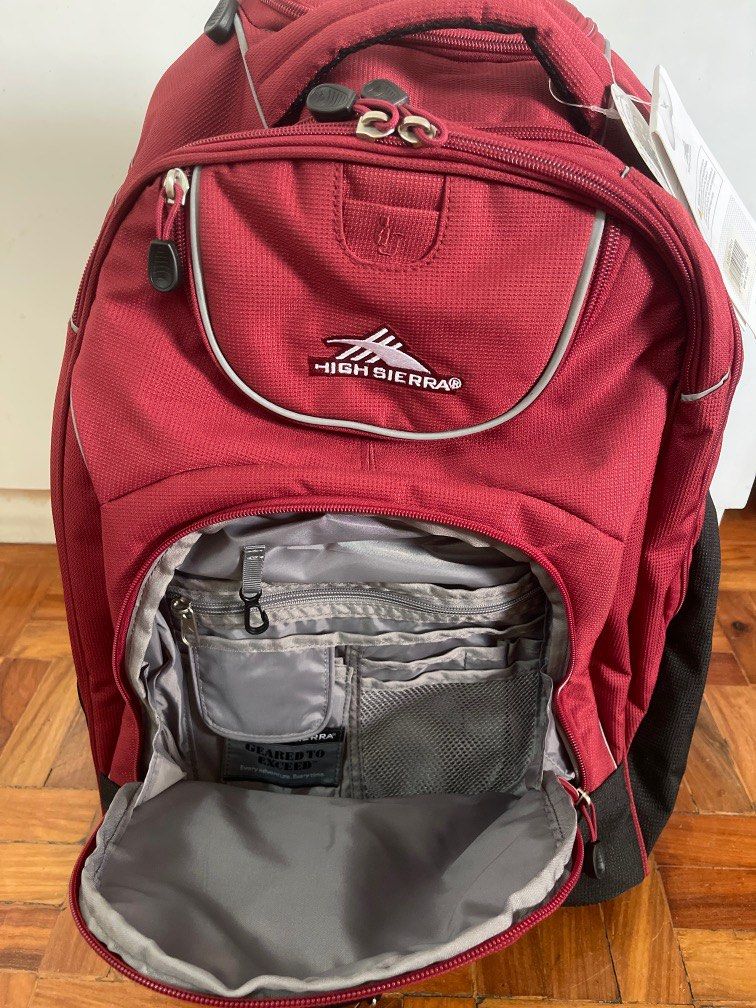 High Sierra backpack/roller bag on Carousell