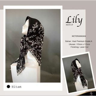 Hijab / Kerudung Segi Empat Motif Basic Voal
