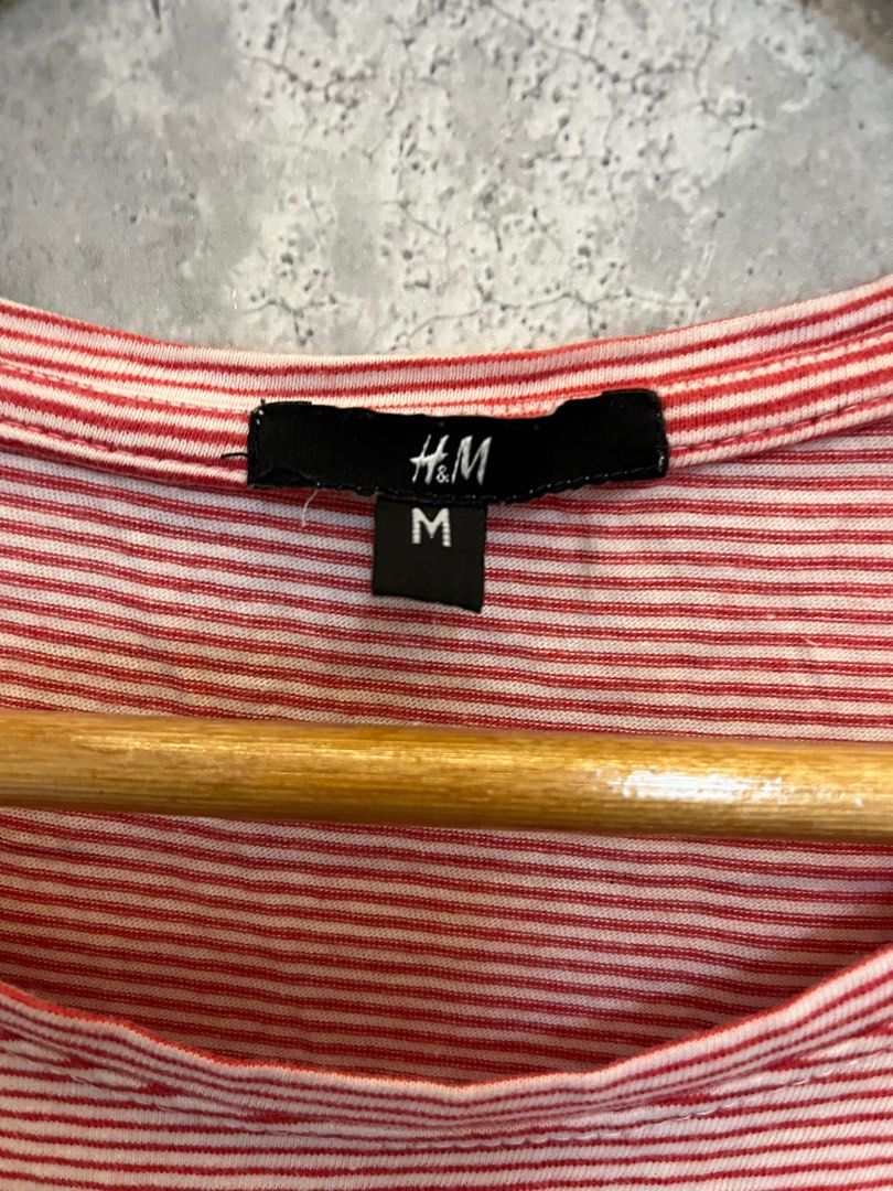 H and m clearance red blouse