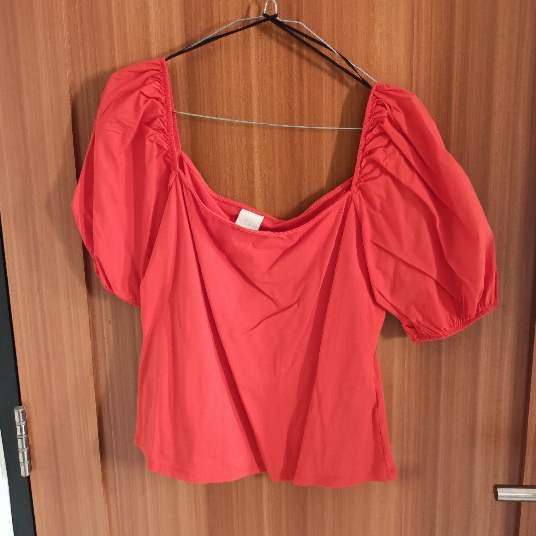H M Crop Top Asli Kota Kasablanka Fesyen Wanita Pakaian Wanita