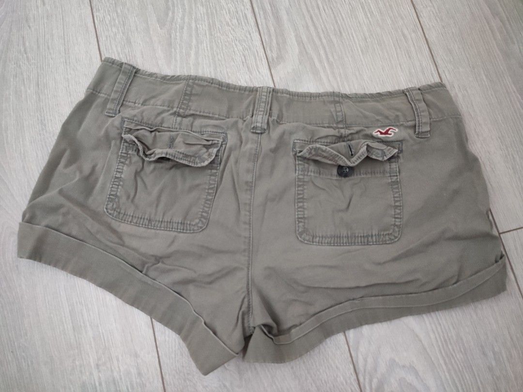 Hollister Khaki Shorts Women s Fashion Bottoms Shorts on Carousell