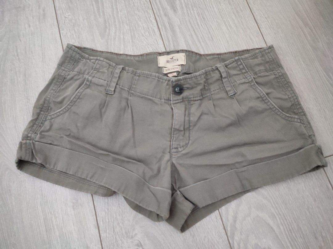 Hollister Khaki Shorts Women s Fashion Bottoms Shorts on Carousell