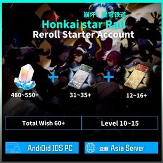 Honkai: Star Rail Topaz HSR Starter Account ( Europe ) – Genshin Account