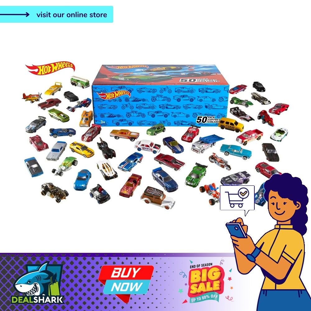 Hot wheels 50 car pack store for sale