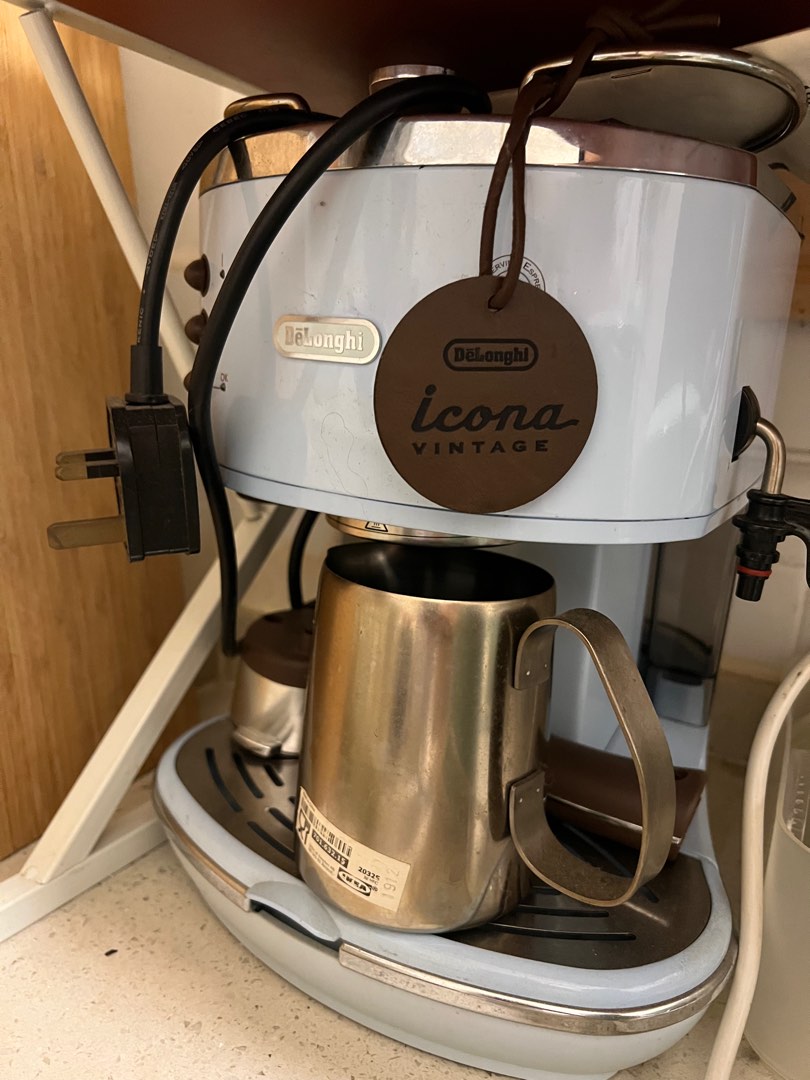 Icona Vintage Series PumpDriven Espresso Coffee Machine, 家庭電器, 廚房電器