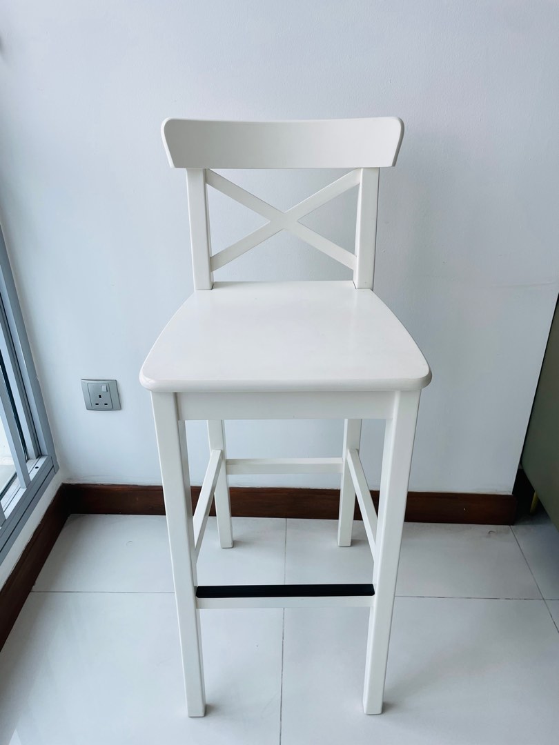Ikea High Chair / Bar Stool, Furniture & Home Living, Furniture, Chairs ...