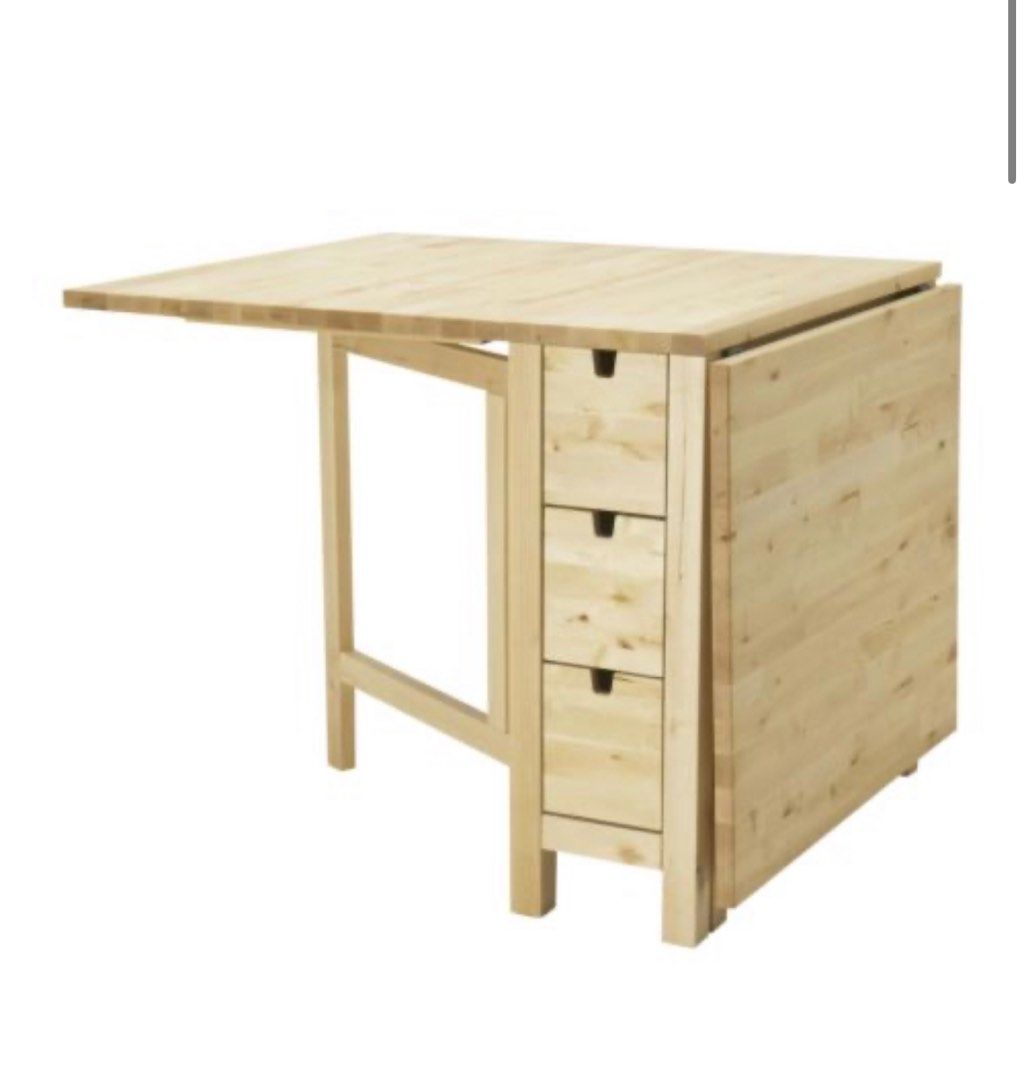 IKEA kitchen fold away table, 傢俬＆家居, 傢俬, 其他家居傢俬 - Carousell