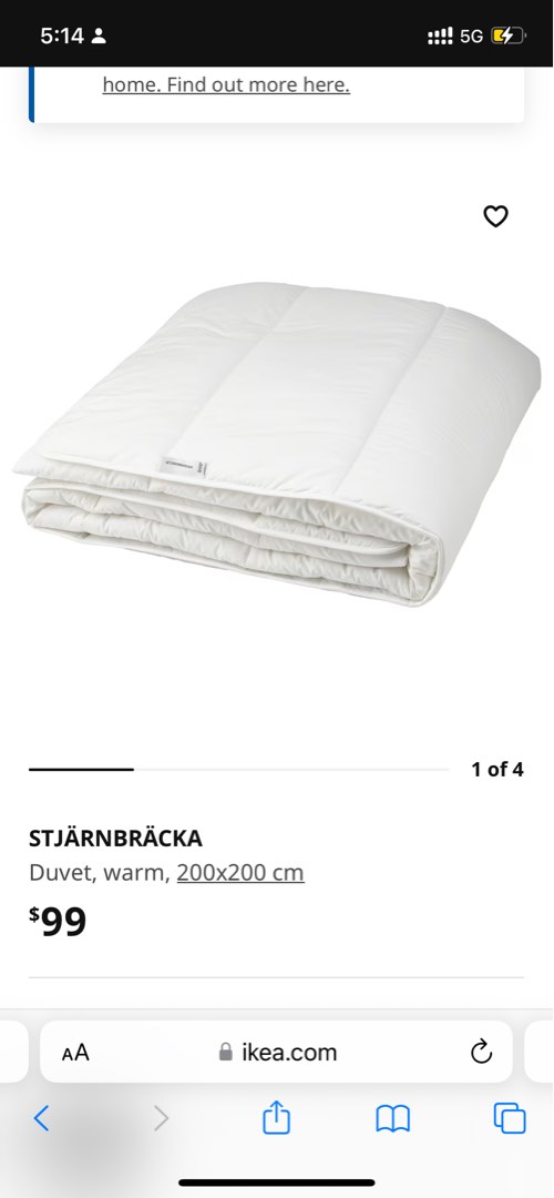 Ikea quilt for sale, Furniture & Home Living, Bedding & Towels on Carousell