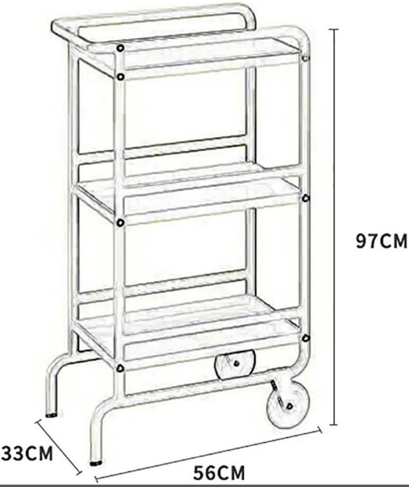 Ikea Trolley Sunnesta, Furniture & Home Living, Furniture, Shelves
