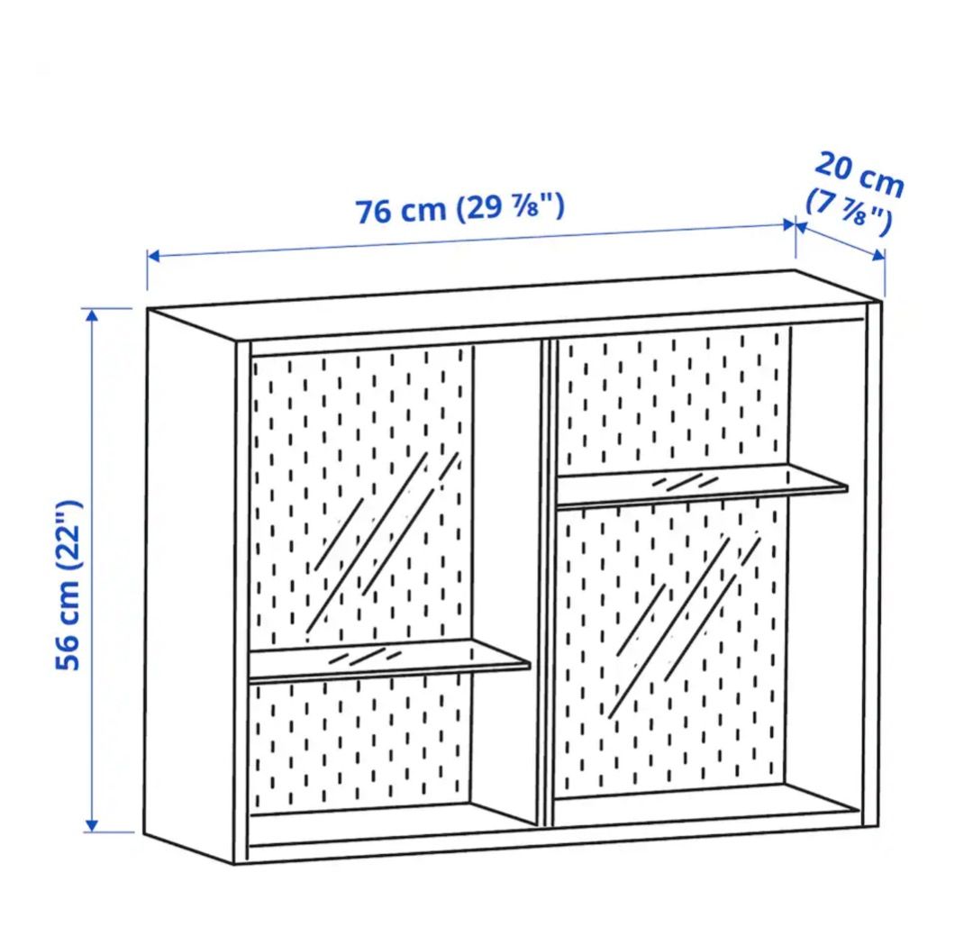 IKEA UPPSPEL Glass Black Furniture