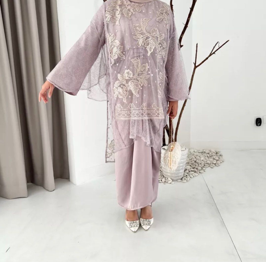 Contoh dress lace online