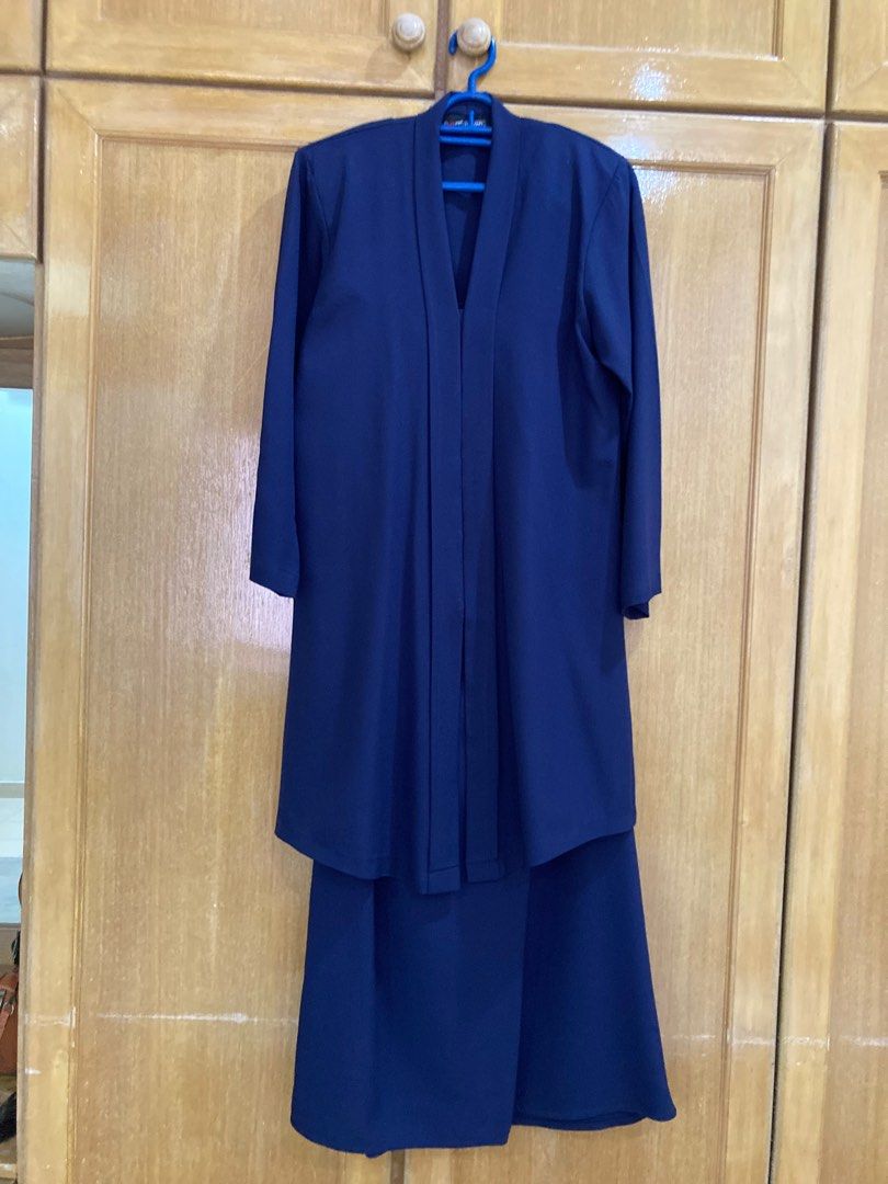 Inhanna kebaya labuh, Women's Fashion, Muslimah Fashion, Baju Kurung