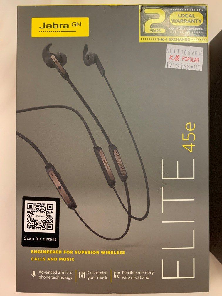 Jabra Elite 45e Audio Headphones Headsets on Carousell