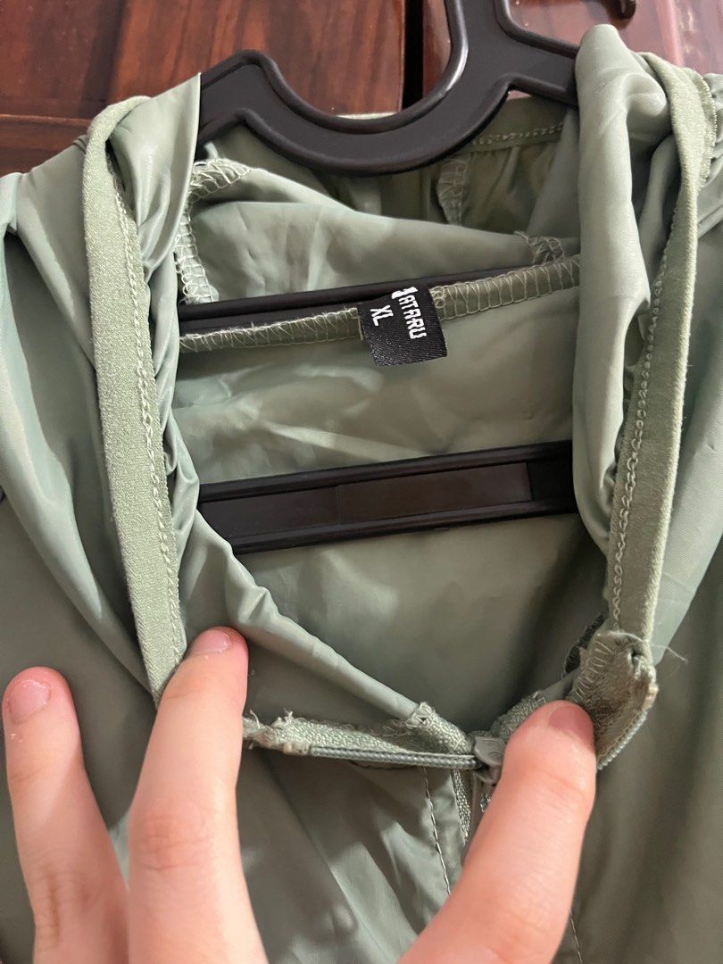 ATARU ACE HARDWARE Jacket Parasut Parachute Folding Jacket Green Army