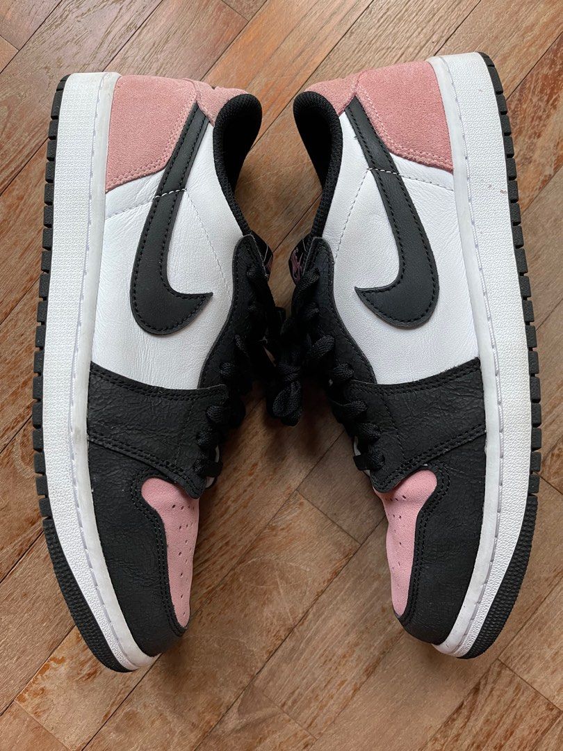 Jordan 1 Bleach Coral, Luxury, Sneakers & Footwear on Carousell
