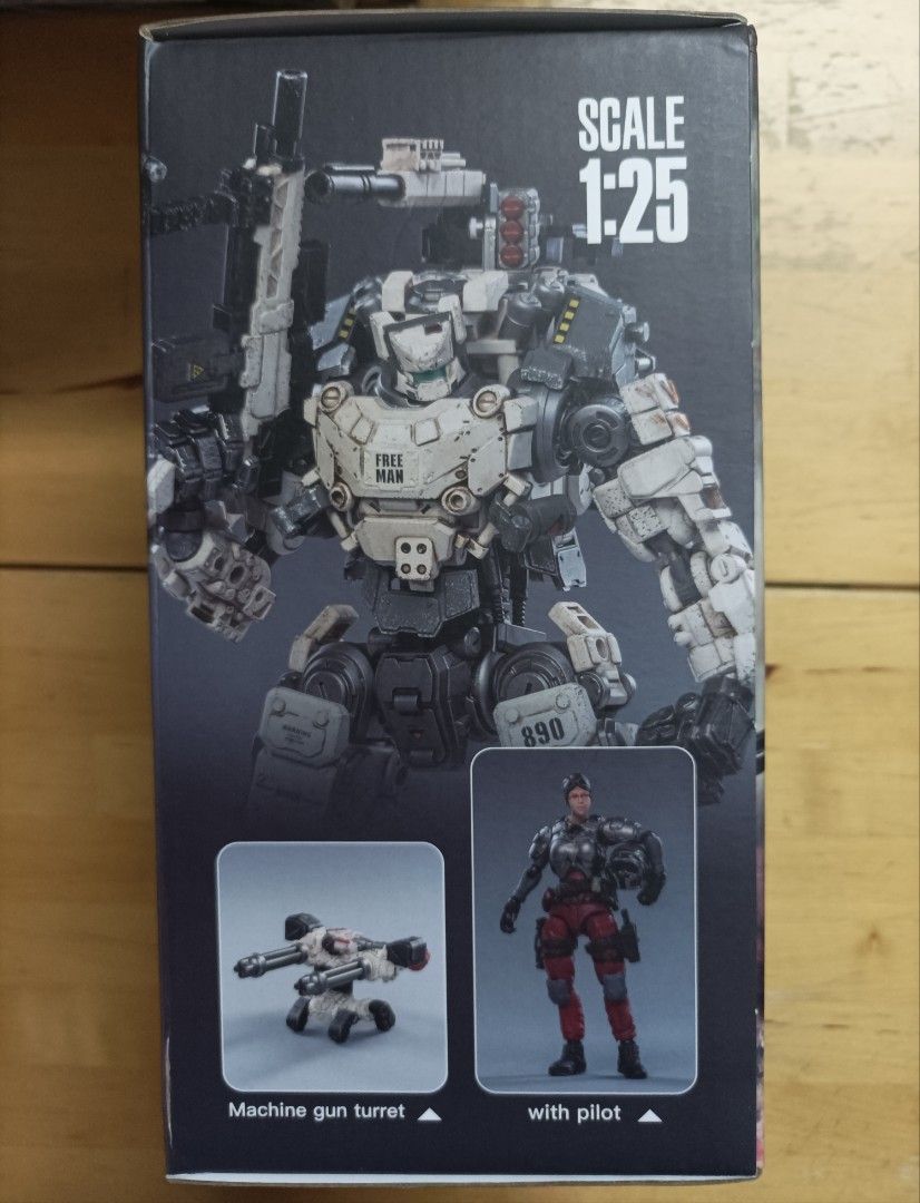 JOYTOY 暗源SOURCE 1/25 STEEL BONE MECHA (WHITE VER.)  超可動成品模型,現貨100%全新未開封只於南區華富邨當面交收（自備購物袋）或使用順豐到付。請留意內容簡介。, 興趣及遊戲, 玩具& 遊戲類-