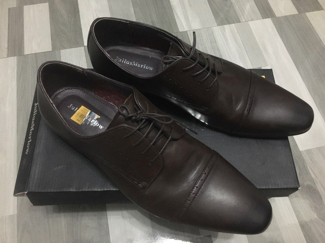 Julius Marlow leather shoes size 12 (Category: Casual Shoes) located in Quezon City. Submitted by freeman520 (Listing ID 1235506887, Image 1). Description: Julius Marlow brand lotus style leather shoes size 12 made in Australia used once only in wedding with original box.