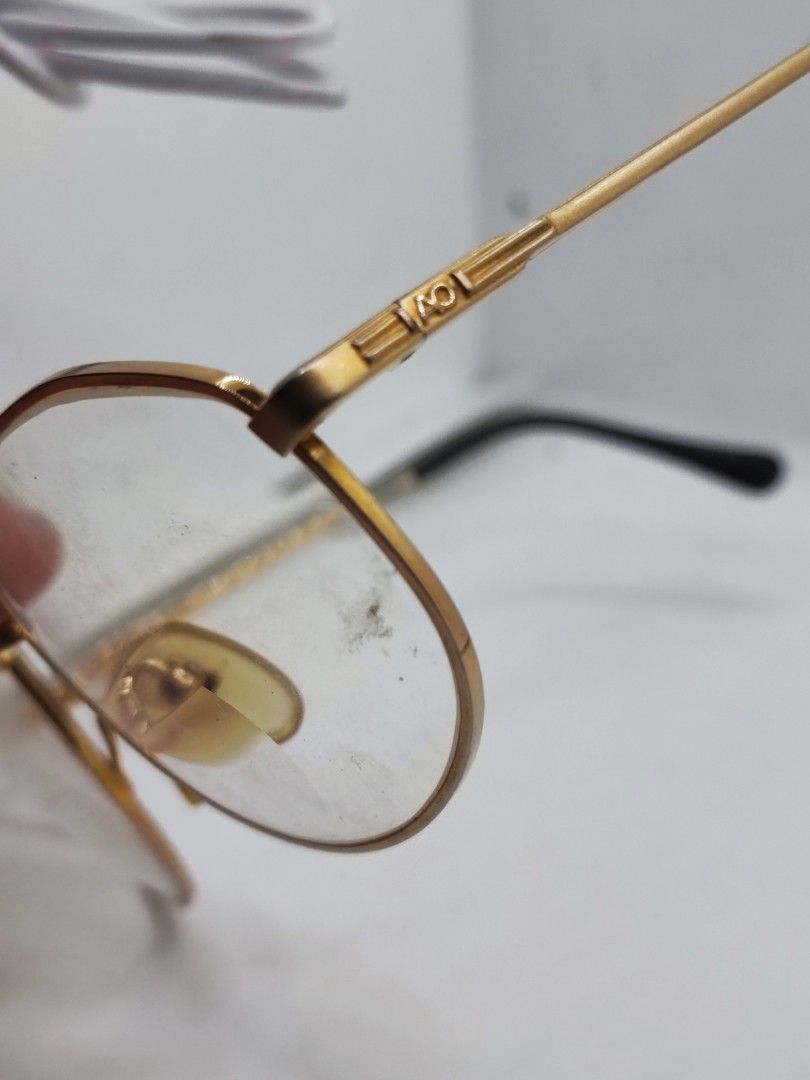 Kacamata Vintage merk American optical Titanium, Fesyen Pria, Aksesoris