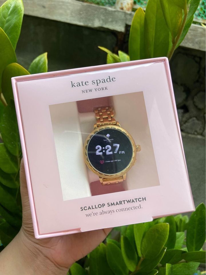 Blush leather scallop smartwatch 2 online