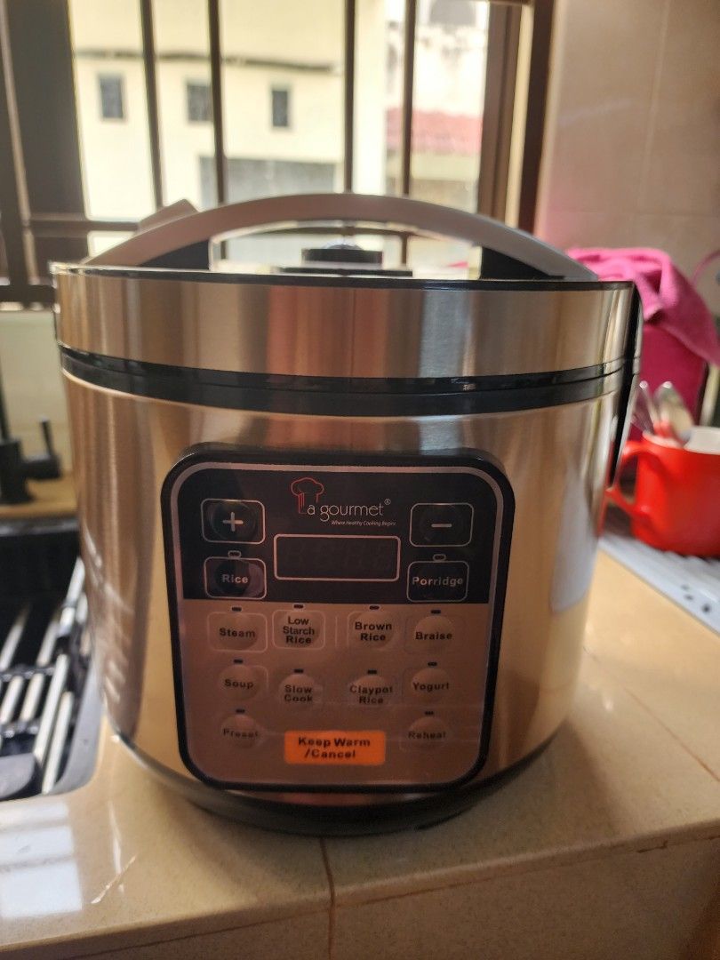 La Gourmet Healthy Rice Cooker, Furniture & Home Living, Kitchenware