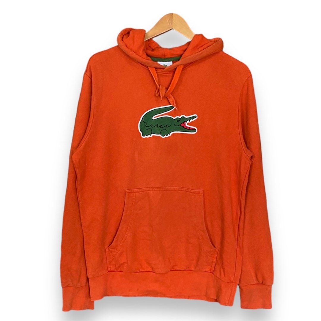 Lacoste Big Logo Hoodie, Men's Fashion, Coats, Jackets and Outerwear on  Carousell