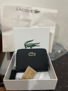 Lacoste xs zip coin wallet