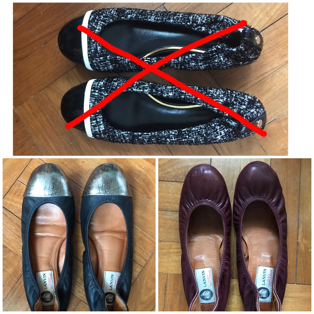LANVIN BALLET FLATS Women s Fashion Footwear Flats on Carousell