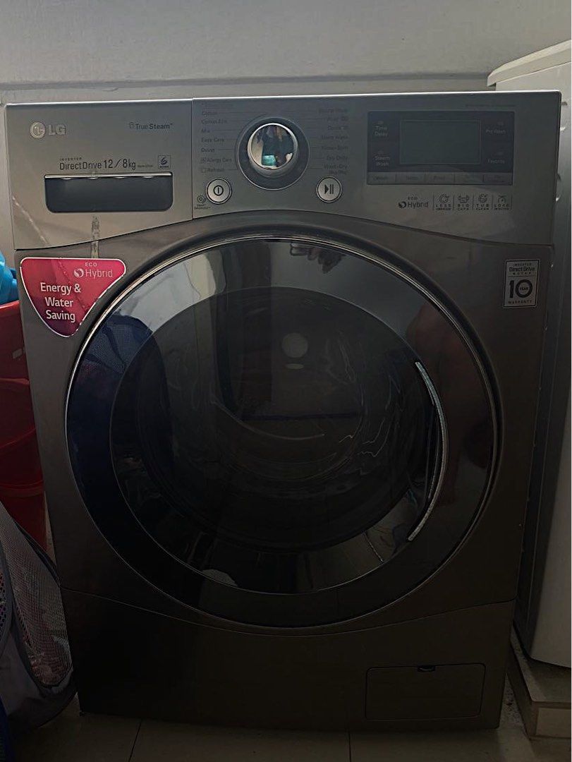 LG 12kg Inverter Direct Drive Washing Machine, TV & Home Appliances