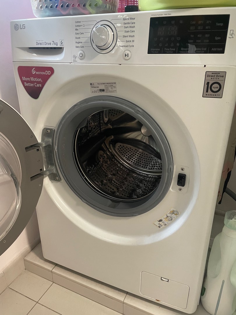 LG Front load washing machine, TV & Home Appliances, Washing Machines