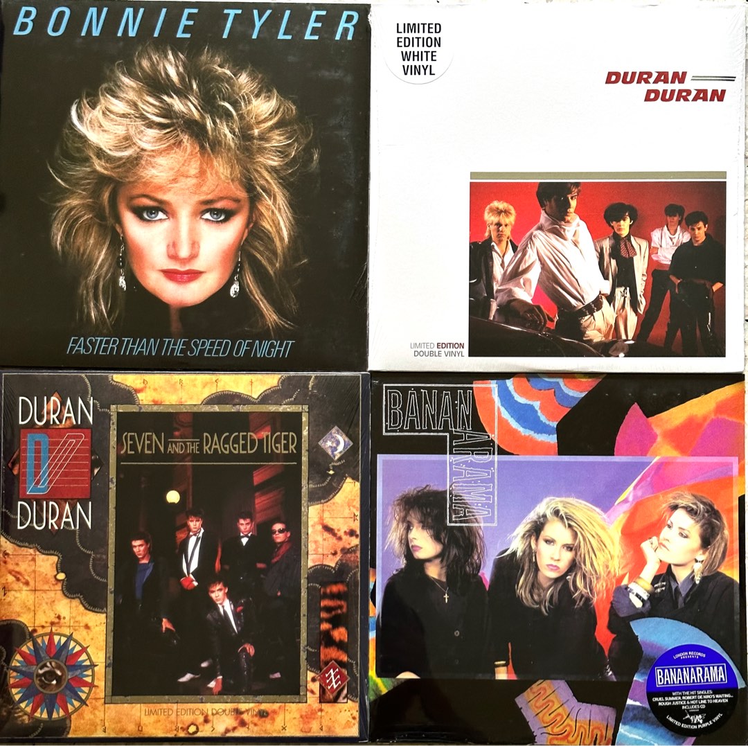Limited edition 80s hit albums (on vinyl) by Bananarama, Duran Duran